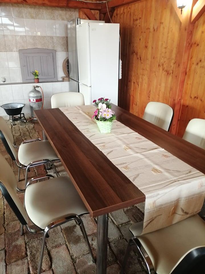 a kinti étkezés helyszíne